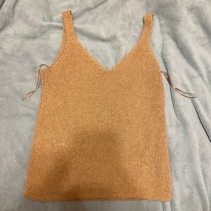 Women's Tan Knit Top